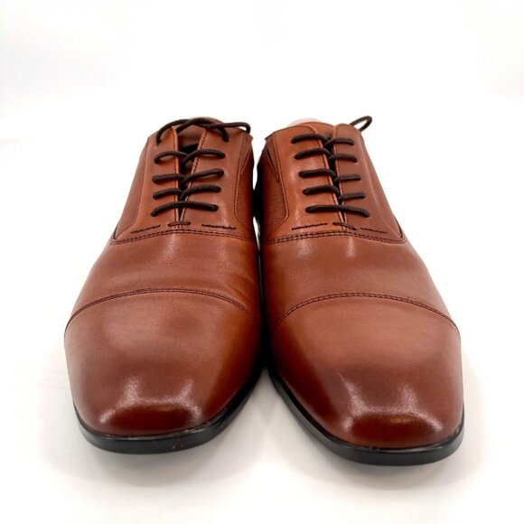 Aldo Stan Oxford Dress Shoes Size 9.5 Tan Cap Toe Lace Up Leather Upper main image 15